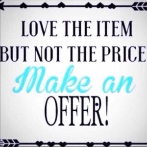 Accept most offers ❤️